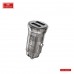 Купить Блок питание USB (авто) Earldom ES-CC24C 3.4A с кабелем для Type C, 2USB выхода, прозрачный корпус - 00-00053833 оптом