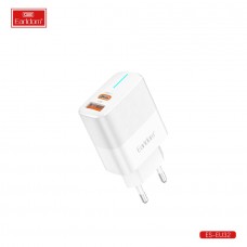 Блок питание USB (сеть) Earldom ES-EU32 38W, USB выход/Type C выход, белый