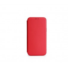 Чехол книга на силиконовой основе для Xiaomi Redmi Note 11 4G Book, с защитой камеры, красный