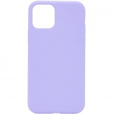Накладка силиконовая под оригинал "без логотипа" для iPhone XR в упаковке, светло-фиолетовый