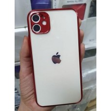 Накладка силиконовая с металическим ободком и защитой камеры для iPhone X/XS, прозрачно-синий