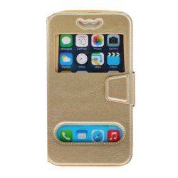 Универсальный чехол-подставка Brauffen слайдер с магнитной застежкой 3.3-3.8 дюймов золотой