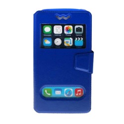 Универсальный чехол-подставка Brauffen слайдер с магнитной застежкой 3.3-3.8 дюймов синий