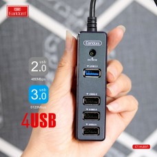 USB HUB Earldom ET-HUB07, 4USB , черный