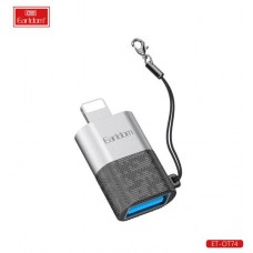 Переходник на USB для Lighting Earldom ET-OT74, черный