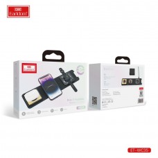 Беспроводное зарядное устройство 3в1 Earldom ET-WC35 для смартфонов/Apple Watch/Airpods, черный