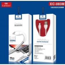 USB кабель Earldom EC-083M для micro, серебряный