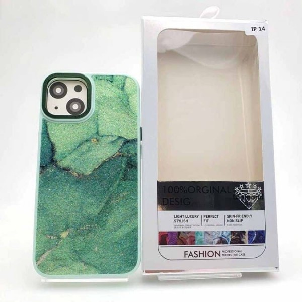 Купить Накладка блестящая с бархатом внутри для iPhone 13 Pro Max, зеленый - 00-00053086 оптом