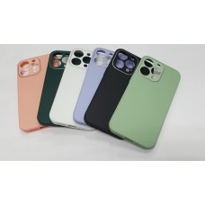 Накладка "имитация бархатное стекло" с силиконовыми краями для iPhone 7 Plus/8 Plus, темно-зеленый