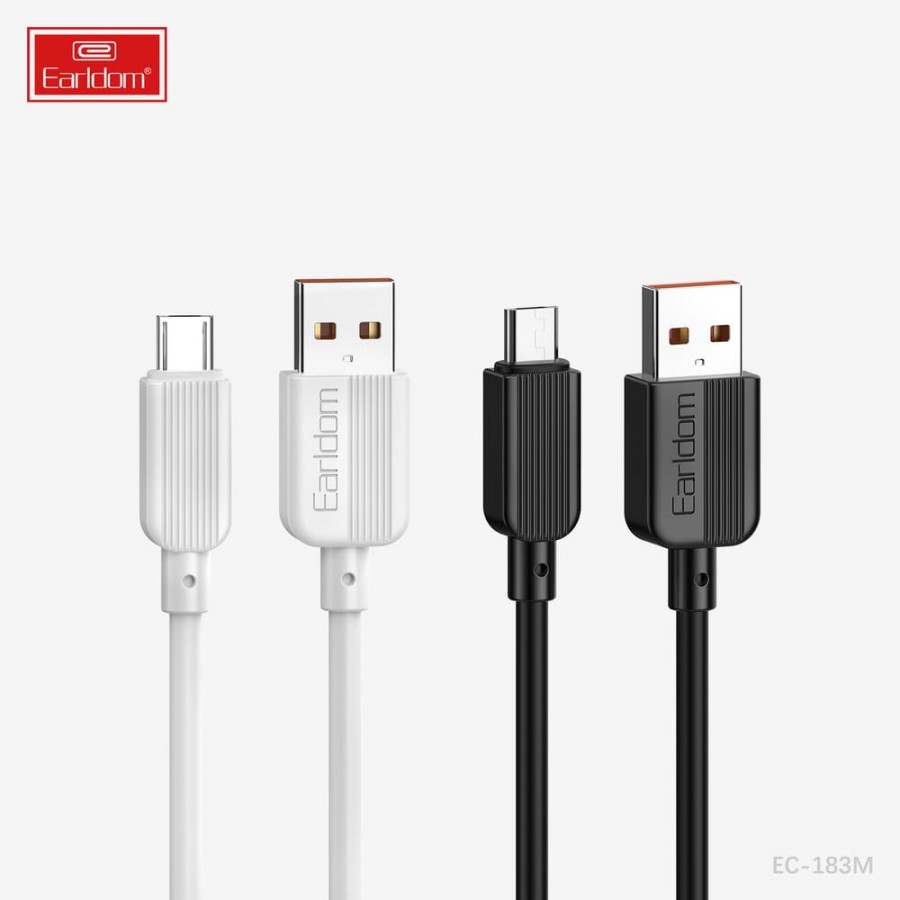 USB кабель Earldom EC-183M для micro, 2.4A, черный