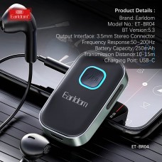 Ресивер Bluetooth для музыки Earldom ET-BR04, (AUX, микрофон)