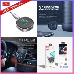 Ресивер Bluetooth для музыки Earldom ET-BR03, (AUX, микрофон)