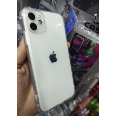 Накладка силиконовая противоударная тонкая с защитой камеры для iPhone 13 Pro, прозрачный