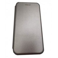 Чехол книга на силиконовой основе и магните для Samsung Galaxy S11+/S20 Ultra Book, с округленными краями, серебряный