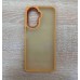 Купить Накладка пластиковая с силиконовыми краями прозрачно-матовая для Xiaomi POCO M4 Pro 5G, оранжевый - 00-00050583 оптом