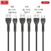 Купить USB кабель Earldom EC-117M для micro, светящийся, 3A, черный - 00-00046773 оптом