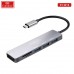 Купить HDMI устройство Earldom ET-W18 (2USB + чтения карт SD + TF карта), серебро - 00-00047867 оптом