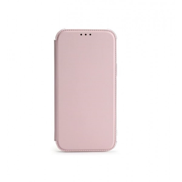 Купить Чехол книга "ультратонкий" (силиконовая основа/защита камеры ) для iPhone 11, розовый - 00-00050457 оптом