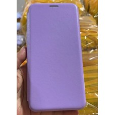 Чехол книга на силиконовой основе и магните для iPhone 13 Pro Book, с округленными краями, светло-фиолетовый