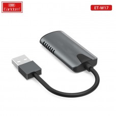 Адаптер Earldom ET-W17 карта видеозахвата 4K с HDMI на USB