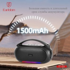 Колонка портативная Earldom ET-A35 Bluetooth/AUX, черный