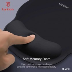 Коврик для мыши Earldom ET-MP01, мягкая пена, поддержка запястья