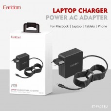 Зарядное устройство для ноутбука Type-C Earldom ES-PA02 (65W) , черный
