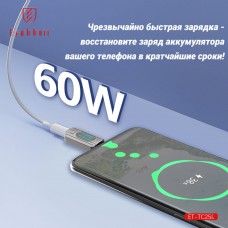 Переходник Earldom ET-TC25L Lighting для Type C,60W (передача данных,зарядка,дисплей)