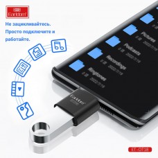 Переходник на USB для Type C Earldom ET-OT18, черный