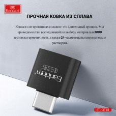 Переходник на USB для Type C Earldom ET-OT18, черный