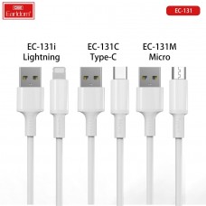 USB кабель Earldom EC-131C для Type C, 3A, белый