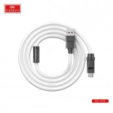 USB кабель Earldom EC-172C для Type C, быстрая зарядка, 5A, белый