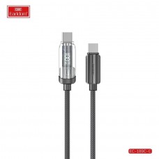 USB кабель Earldom EC-189 C-C Type C - Type C,100W, тканевая оплетка, (длинна 1м), черный