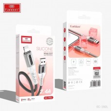 USB кабель Earldom EC-192I для Lighting, 2.4A, черный